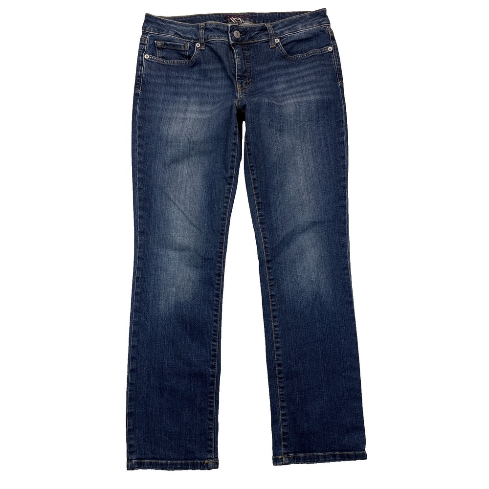 Tommy Hilfiger Women's Straight Leg Jeans Size 8S Dark Wash Denim